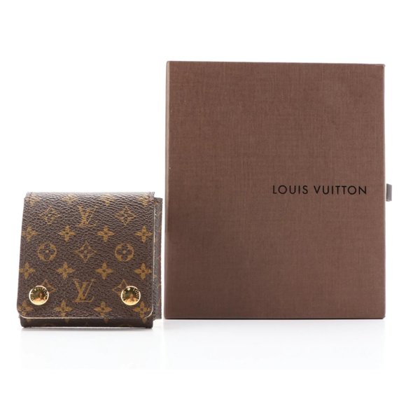 Louis Vuitton Mini Folding Jewelry Case in Monogram Canvas with Box - Picture 1 of 6